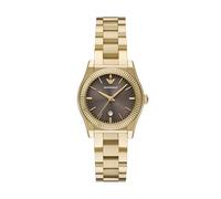 Emporio Armani Reloj de acero inoxidable dorado de tres manecillas para mujer (modelo: AR11700)