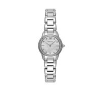 Emporio Armani Reloj de señora, 26mm Movimiento de Cuarzo a Dos Agujas con Correa de Acero o Piel