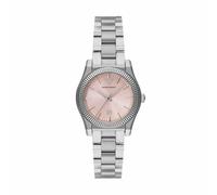 Emporio Armani Reloj de Señora, 32mm Movimiento de Cuarzo con Fecha a Tres Agujas y Correa de Acero Inoxidable