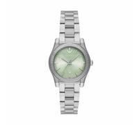 Emporio Armani Reloj de Señora, 32mm Movimiento de Cuarzo con Fecha a Tres Agujas y Correa de Acero Inoxidable