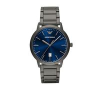Emporio Armani Herr 43 mm Gunmetal rostfritt stål klocka, AR11731