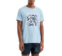 EMPORIO ARMANI Round-Neck T-Shirt Camiseta, Ashley Print Letteri, L para Hombre