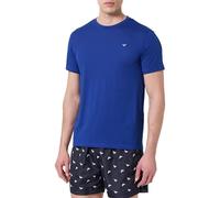 EMPORIO ARMANI Round-Neck T-Shirt Camiseta, Sodalita Azul, XL para Hombre