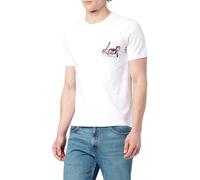 EMPORIO ARMANI S/Sleeve T-Shirt Camiseta, Blanco, XL para Hombre