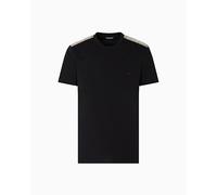 EMPORIO ARMANI S/Sleeve T-Shirt Camiseta, Negro, XL para Hombre
