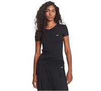 EMPORIO ARMANI S/Sleeve V Neck T-Shirt Camiseta, Black, XS para Mujer