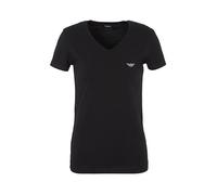 EMPORIO ARMANI S/Sleeve V Neck T-Shirt Camiseta, Black, XS para Mujer