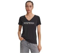 EMPORIO ARMANI S/Sleeve V Neck T-Shirt Camiseta, Negro, L para Mujer