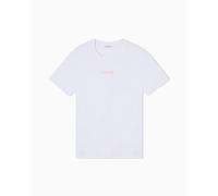 EMPORIO ARMANI San Valentine - Camiseta de Cuello Redondo para Hombre, Color Blanco, Talla L