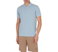EMPORIO ARMANI Satin Label Polo Beachwear Camiseta, Ashley Blue, L para Hombre