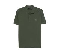 EMPORIO ARMANI Satin Label Polo Beachwear Camiseta, Hiedra Trepadora, S para Hombre