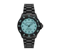 Emporio Armani Reloj Analógico para Hombres de Mecánico de Cuerda Manual con Correa en Acero Inoxidable AR60084