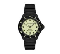 Emporio Armani Reloj Analógico para Hombres de Mecánico de Cuerda Manual con Correa en Silicona AR60085