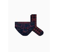 Emporio Armani Set de Regalo de Calzoncillos y Calcetines para Hombre, Azul, L, Azul, L