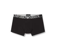 Emporio Armani Shiny Logoband 3-Pack Trunk, Bañador de los Hombres, Nero/Nero/Nero,