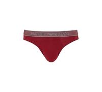 Emporio Armani Shiny Logoband Brief Ropa Interior, Rosso, L para Hombre