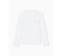 Emporio Armani Soft Modal T-Shirt Camiseta, Blanco, M para Hombre