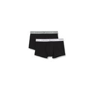 Emporio Armani Stretch Cotton Endurance 2-Pack-Trunk Hombre, Multicolor (Black/Black), L