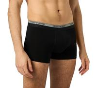 Emporio Armani Stretch Cotton Piping Logoband Trunk Hombre, Negro (Black), S