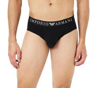 Emporio Armani Stretch Cotton Superfine Cotton Brief Hombre, Negro (Black), XL