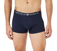 Emporio Armani Stretch Cotton Superfine Cotton Trunk Hombre, Azul (Marine), L