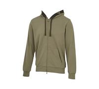 Emporio Armani Sudadera básica con Capucha y Cremallera, Color marrón, Talla M, Vetiver, M