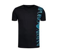 Emporio Armani Swimwear Crew Neck T-Shirt Eco Conscious New Basics Camiseta, Negro, M para Hombre