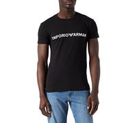Emporio Armani T-Shirt Megalogo Camiseta, Hombre, Negro (Black 160), M