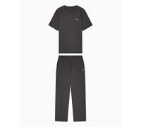 EMPORIO ARMANI T-Shirt+Pants Pyjama Juego de Pijama, Cuervo, XL para Hombre