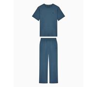 EMPORIO ARMANI T-Shirt+Pants Pyjama Juego de Pijama, Orion, XL para Hombre