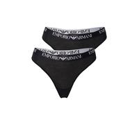 Emporio Armani Tanga negro / blanco L negro / blanco