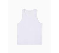 EMPORIO ARMANI Tank Camiseta, Blanco, L Hombres