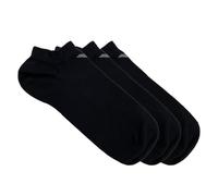 Emporio Armani Underwear 3-Pack In-Shoe Socks With Jacquard Eagle, Paquete de 3 calcetines para zapatos de los hombres, Black, L/XL