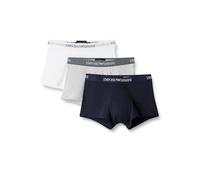 Emporio Armani Underwear CC722 Underwear, Hombre, Multicolor (Blanco/Gris/Azul Marino), S