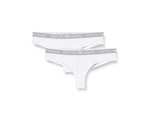 Emporio Armani Underwear Basic Bonding Microfiber 2-Pack Brazilian Brief Ropa Interior Mujer