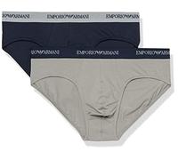Emporio Armani Underwear CC717, Boxer Hombre, Gris (Grey/Navy), S