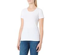 Emporio Armani Underwear Crew Neck T-Shirt Iconic Cotton, Camiseta Mujer, Blanco (White), XS
