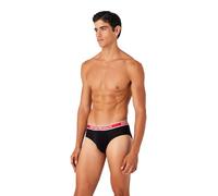 Emporio Armani Underwear Emporio Armani Men's 3-pack Core Logoband Brief, Calzoncillos Boxer Hombre, White/Black/Red