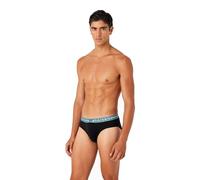 Emporio Armani Underwear Emporio Armani Men's 3-pack Mixed Waistband Brief, Calzoncillos Boxer Hombre, Black/Black/Black