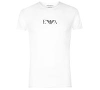 Emporio Armani Underwear Emporio Armani Men's Basic - Essential Monogram 2-pack T-shirt With Crew Neck, Camiseta para Hombre, Blanco (White/White), S