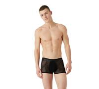 Emporio Armani Underwear Emporio Armani Men's Trunk Jacquard Logo Mesh, Bañador Hombre, Black