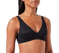 Emporio Armani Underwear Emporio Armani Mujer Bralette Bra All Over Logo Mesh, Bra Mujer, Negro, XS