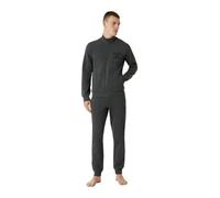 Emporio Armani Underwear Emporio Armani Sudadera Con Cremallera Para Hombre+trousers Iconic Terry, Sweater+Trousers Hombre, Black Melange Grey, M