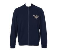Emporio Armani Underwear Emporio Armani Sudadera de Forro Polar Con Cremallera Para Hombre, Sudadera Hombre, Marine, S