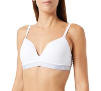 Emporio Armani Underwear Iconic Cotton, Sujetador Push Up Mujer, Blanco (White), M