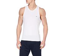Emporio Armani Underwear Tank Big Eagle Camiseta sin Mangas, Hombre, Blanco (Blanco 00010), S