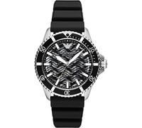 Emporio Armani Watch For Men, Automatic three hand movement and 42mm Case Size with Stainless steel or Silicone strap