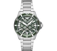 Emporio Armani Watch For Men, Automatic three hand movement and 42mm Case Size with Stainless steel or Silicone strap