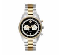 EMPORIO ARMANI Watch For Men, Quartz 2 Sub dial Chronograph Movement and 42mm Case Size with Stainless Steel Strap