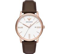 Emporio Armani Watch for Men, Quartz Movement and 42mm Case Size with Stainless Steel, Leather or Silicone Strap